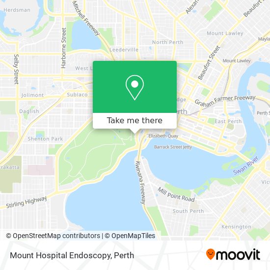 Mount Hospital Endoscopy map