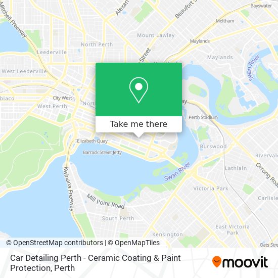 Car Detailing Perth - Ceramic Coating & Paint Protection map