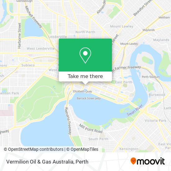 Vermilion Oil & Gas Australia map
