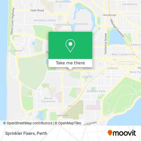 Sprinkler Fixers map