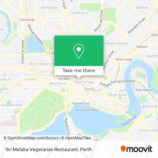 Sri Melaka Vegetarian Restaurant map