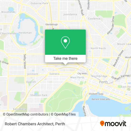 Mapa Robert Chambers Architect