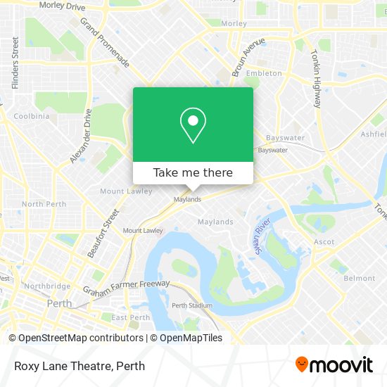 Mapa Roxy Lane Theatre