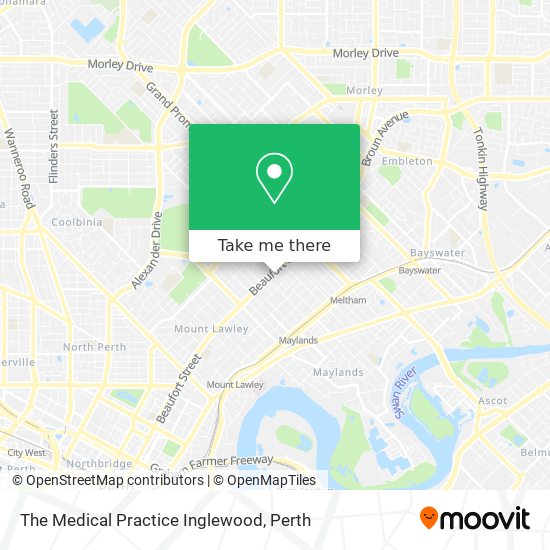 The Medical Practice Inglewood map