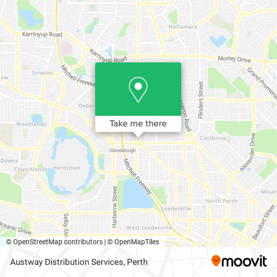 Austway Distribution Services map