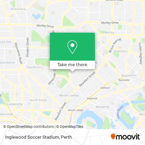 Inglewood Soccer Stadium map