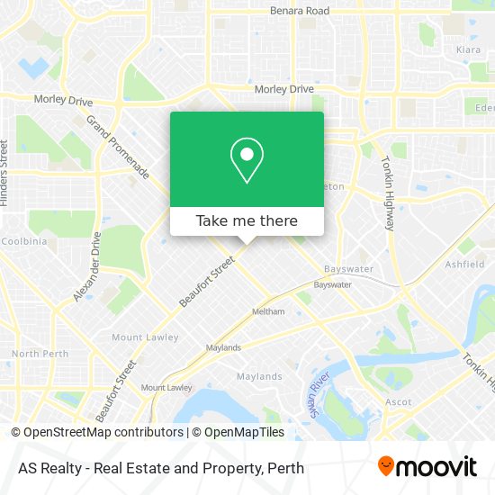 AS Realty - Real Estate and Property map