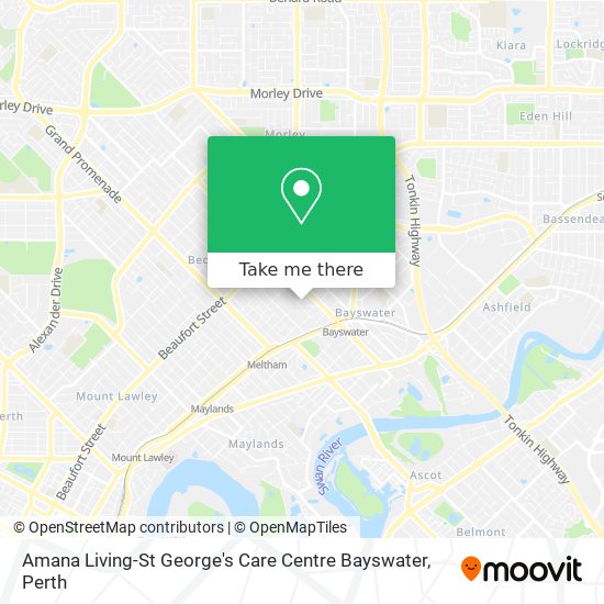 Amana Living-St George's Care Centre Bayswater map