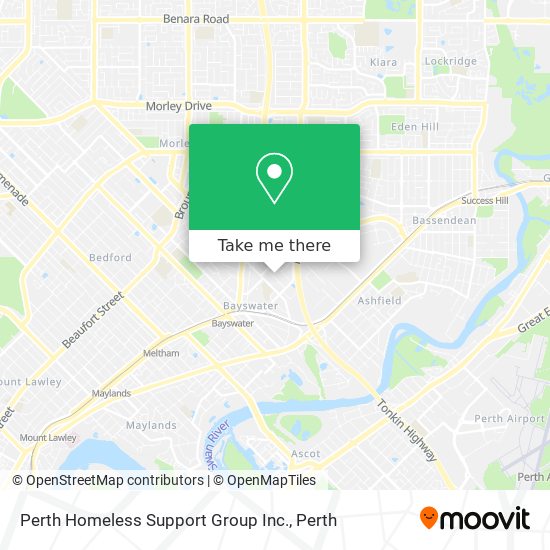 Perth Homeless Support Group Inc. map