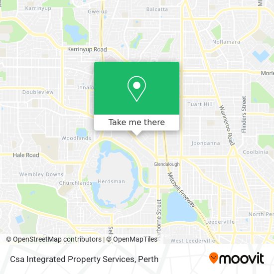 Csa Integrated Property Services map