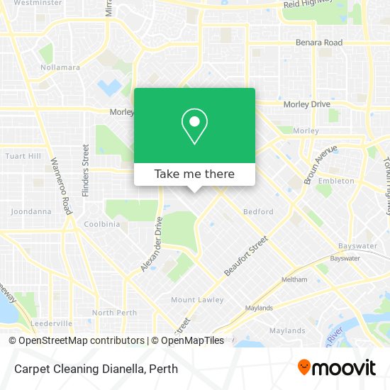 Carpet Cleaning Dianella map
