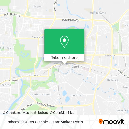 Graham Hawkes Classic Guitar Maker map