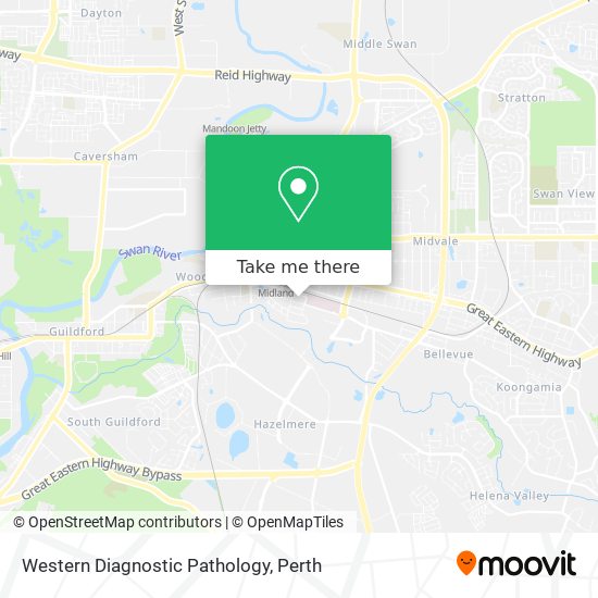 Western Diagnostic Pathology map