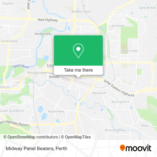 Mapa Midway Panel Beaters