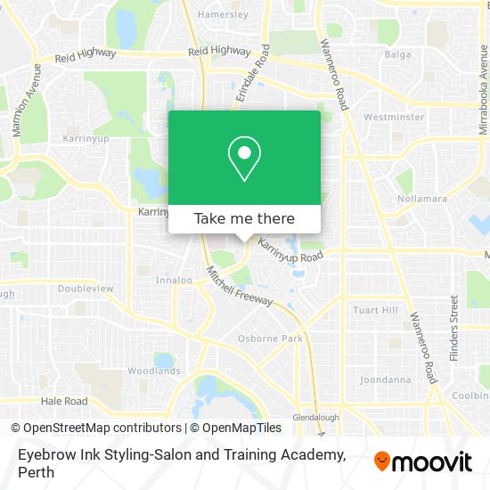 Eyebrow Ink Styling-Salon and Training Academy map