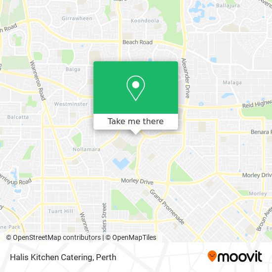 Halis Kitchen Catering map