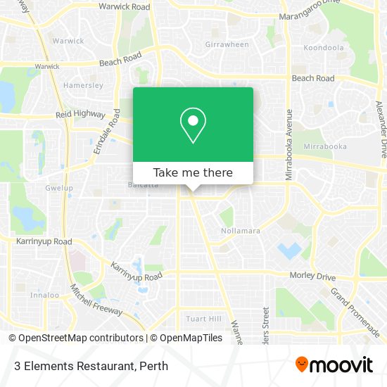 3 Elements Restaurant map
