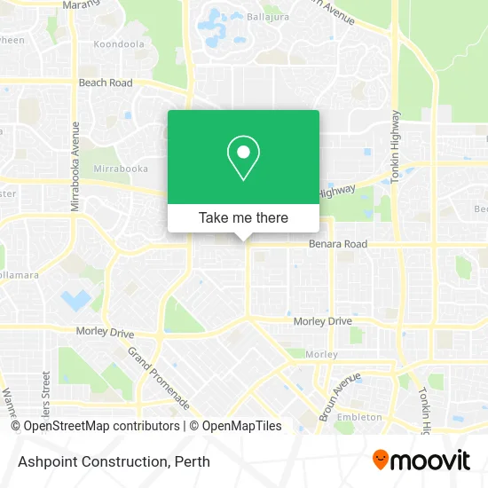 Mapa Ashpoint Construction