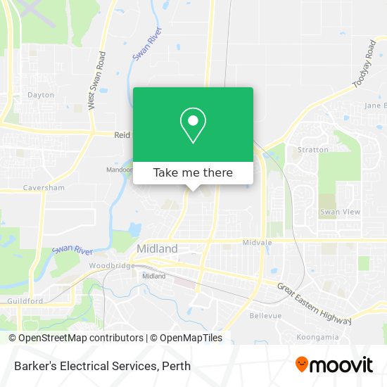 Barker's Electrical Services map