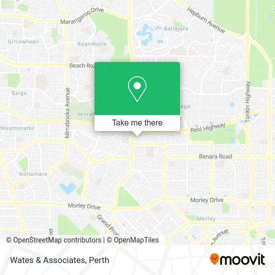 Mapa Wates & Associates