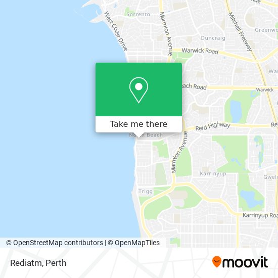 Rediatm map