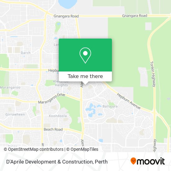 D'Aprile Development & Construction map