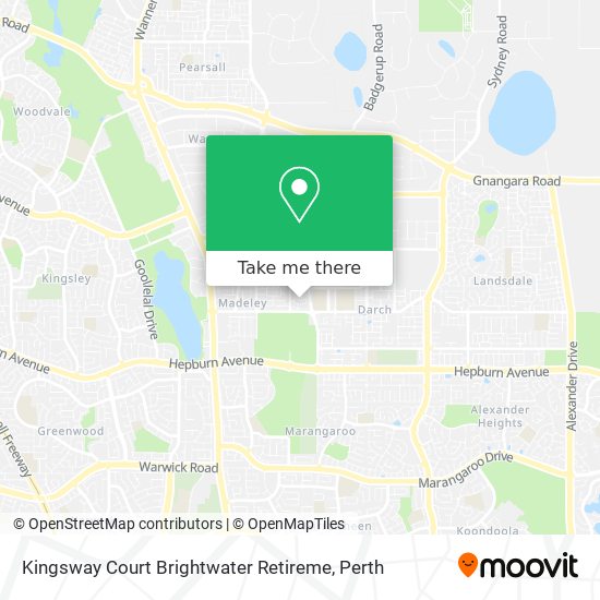 Kingsway Court Brightwater Retireme map