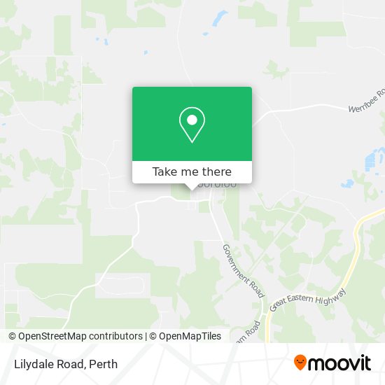 Lilydale Road map