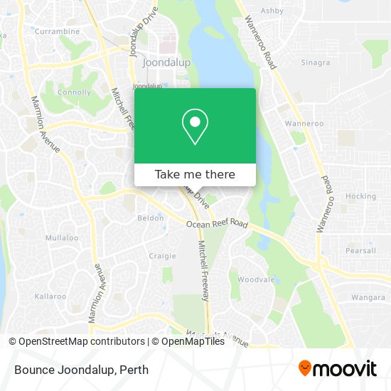 Bounce Joondalup map