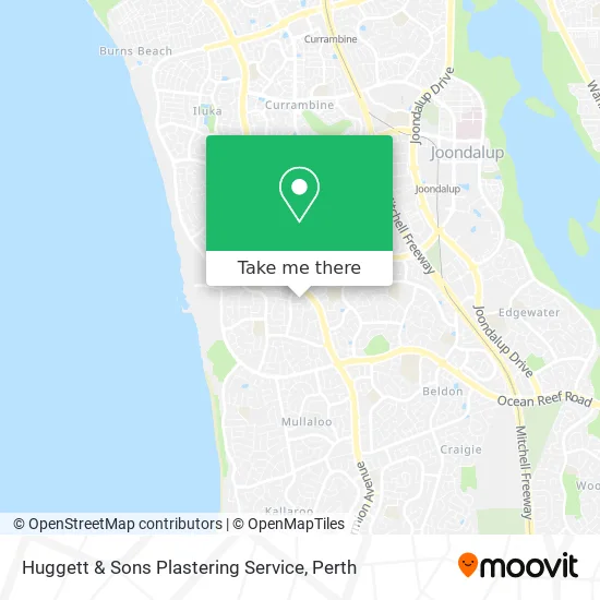 Mapa Huggett & Sons Plastering Service