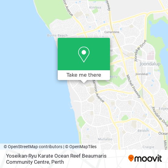 Mapa Yoseikan-Ryu Karate Ocean Reef Beaumaris Community Centre