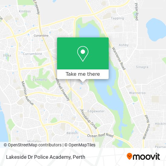 Lakeside Dr Police Academy map