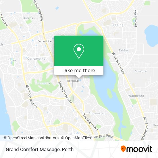 Grand Comfort Massage map
