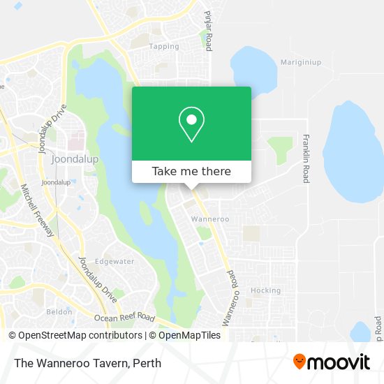 The Wanneroo Tavern map
