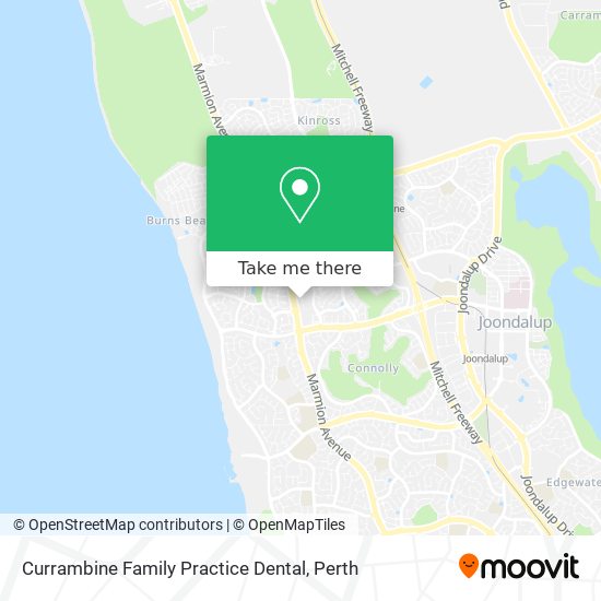 Mapa Currambine Family Practice Dental