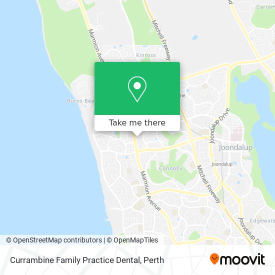 Currambine Family Practice Dental map