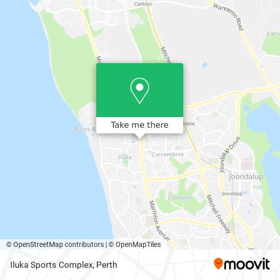 Iluka Sports Complex map