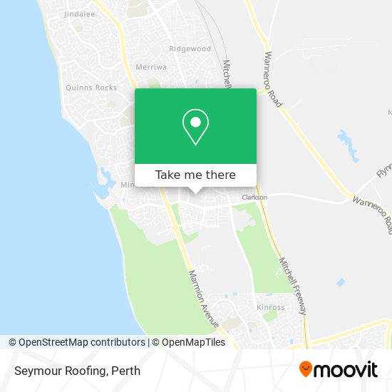 Seymour Roofing map