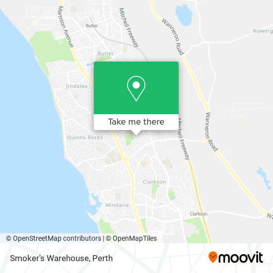 Smoker's Warehouse map