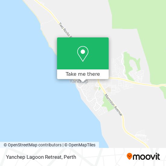 Yanchep Lagoon Retreat map