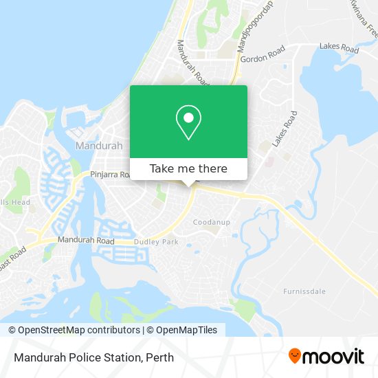 Mandurah Police Station map