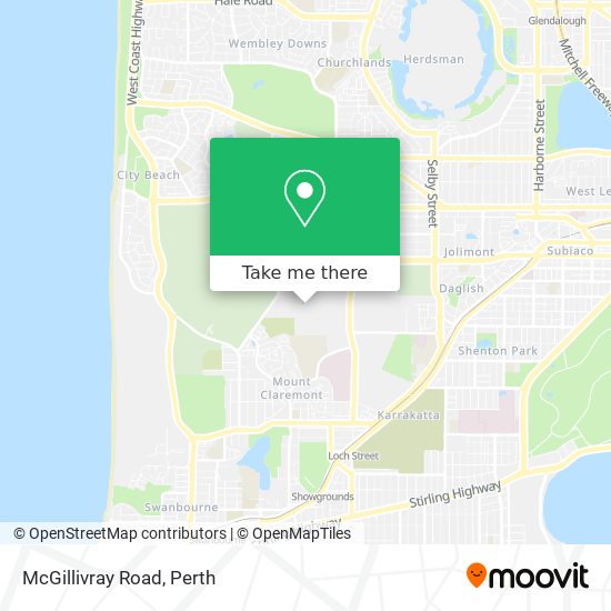 McGillivray Road map