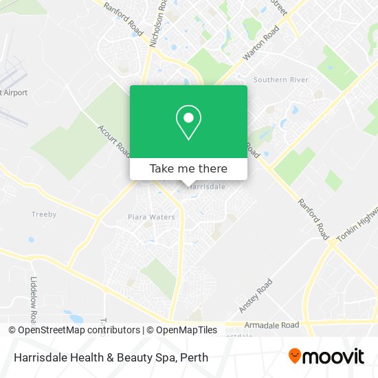 Harrisdale Health & Beauty Spa map