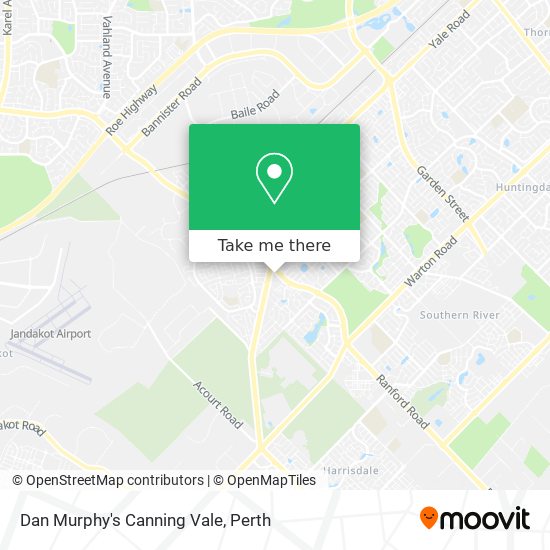 Mapa Dan Murphy's Canning Vale