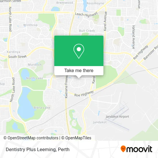 Mapa Dentistry Plus Leeming