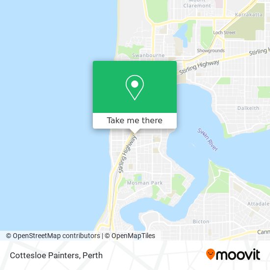 Cottesloe Painters map