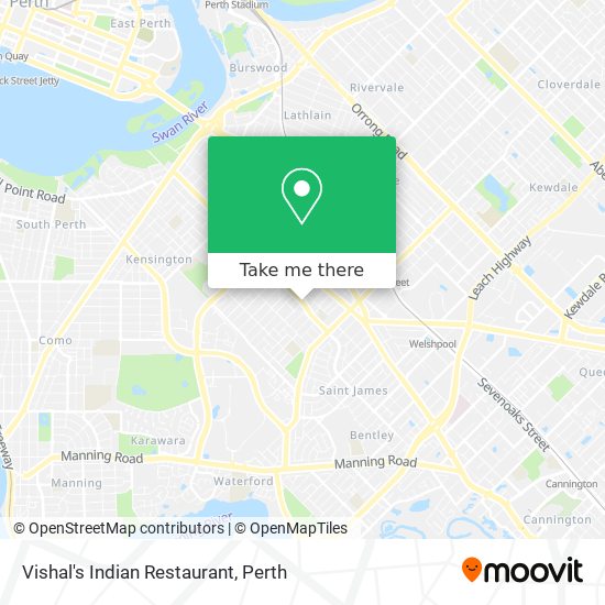 Vishal's Indian Restaurant map