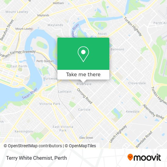 Terry White Chemist map