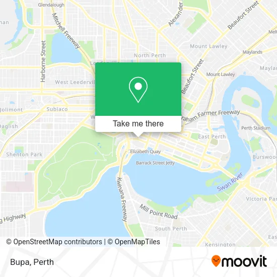 Bupa map