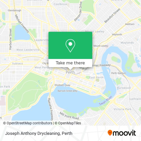 Joseph Anthony Drycleaning map